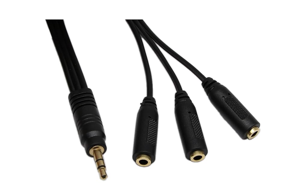 Amazon | CERRXIAN 1FT 3.5mmステレオオーディオAUXキャビネット